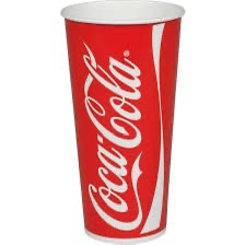 Papbæger Coca Cola 30cl