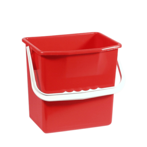 Rød spand 6 L